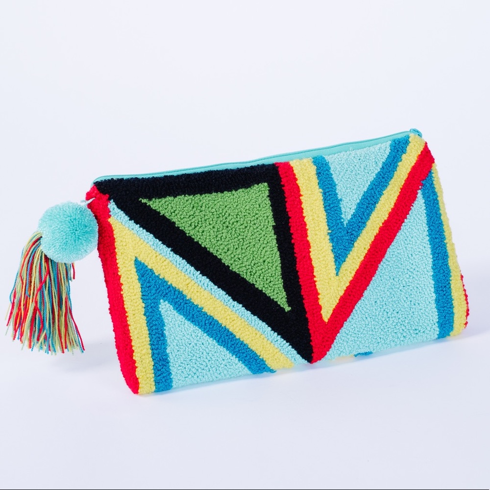 Handmade clutch.